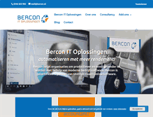 Tablet Screenshot of bercon.nl